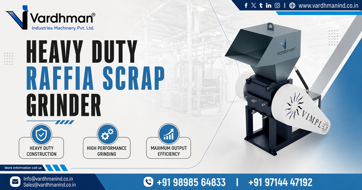 Heavy Duty Raffia and Film Grinder in Gujarat