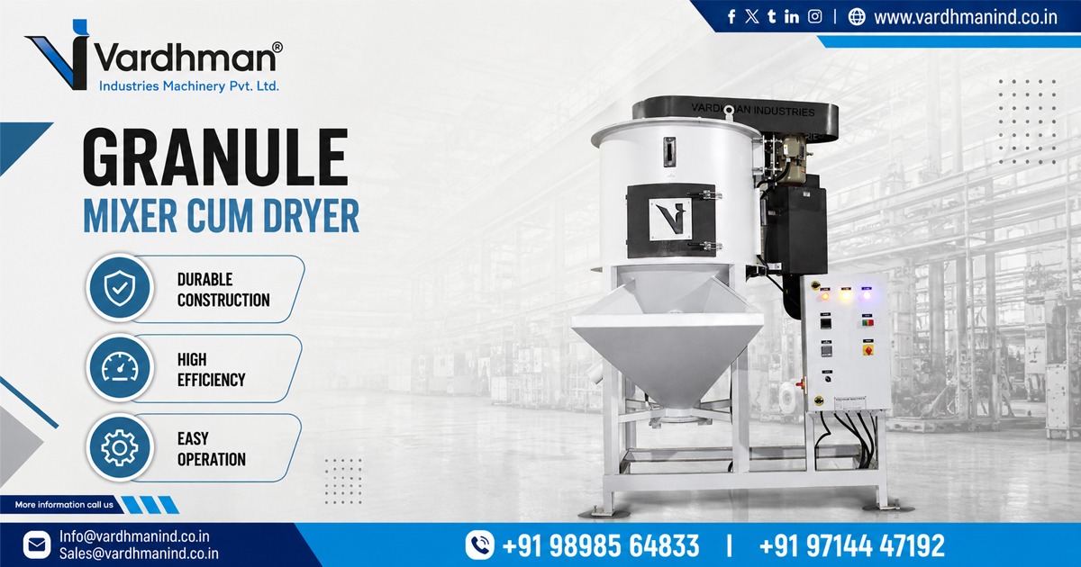 Granule Mixer Cum Dryer Machine in Kerala