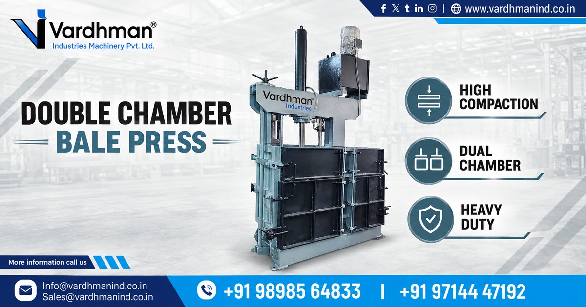 Double Chamber Bale Press Machine in Assam