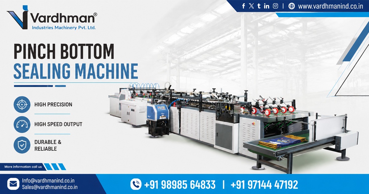Pinch Bottom Sealing Machine in Gujarat