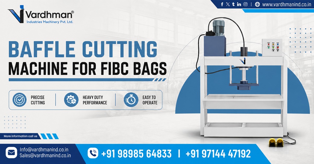 Baffle Cutting Machine for FIBC Bags in Uttar Pradesh