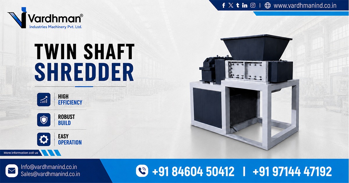 Twin Shaft Shredder in Pune