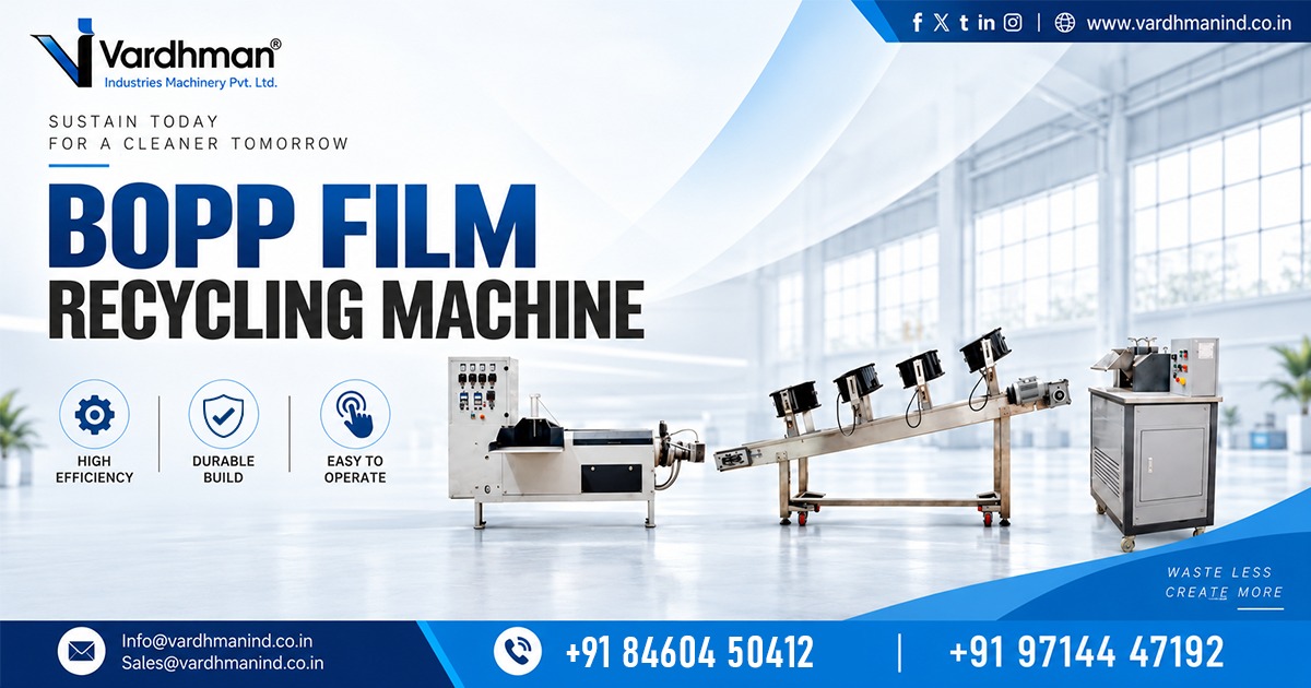BOPP Film Recycling Machine in Noida, Uttar Pradesh