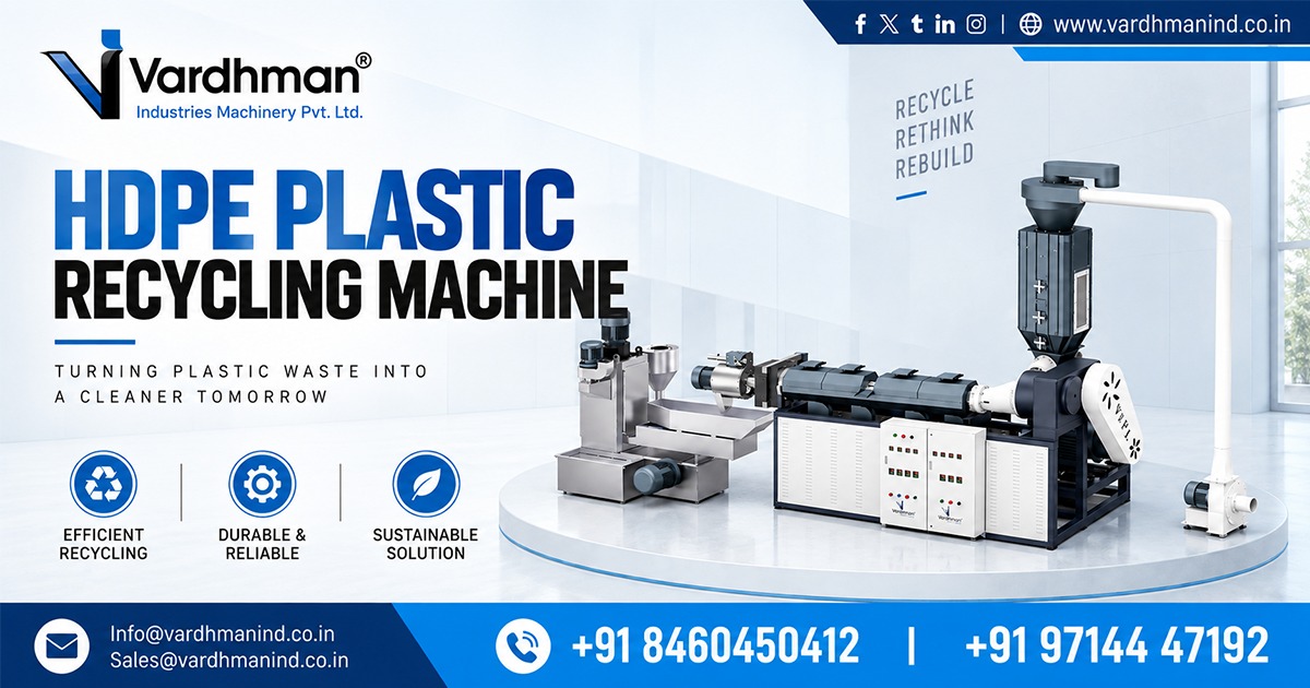 HDPE Plastic Recycling Machine in Kanpur