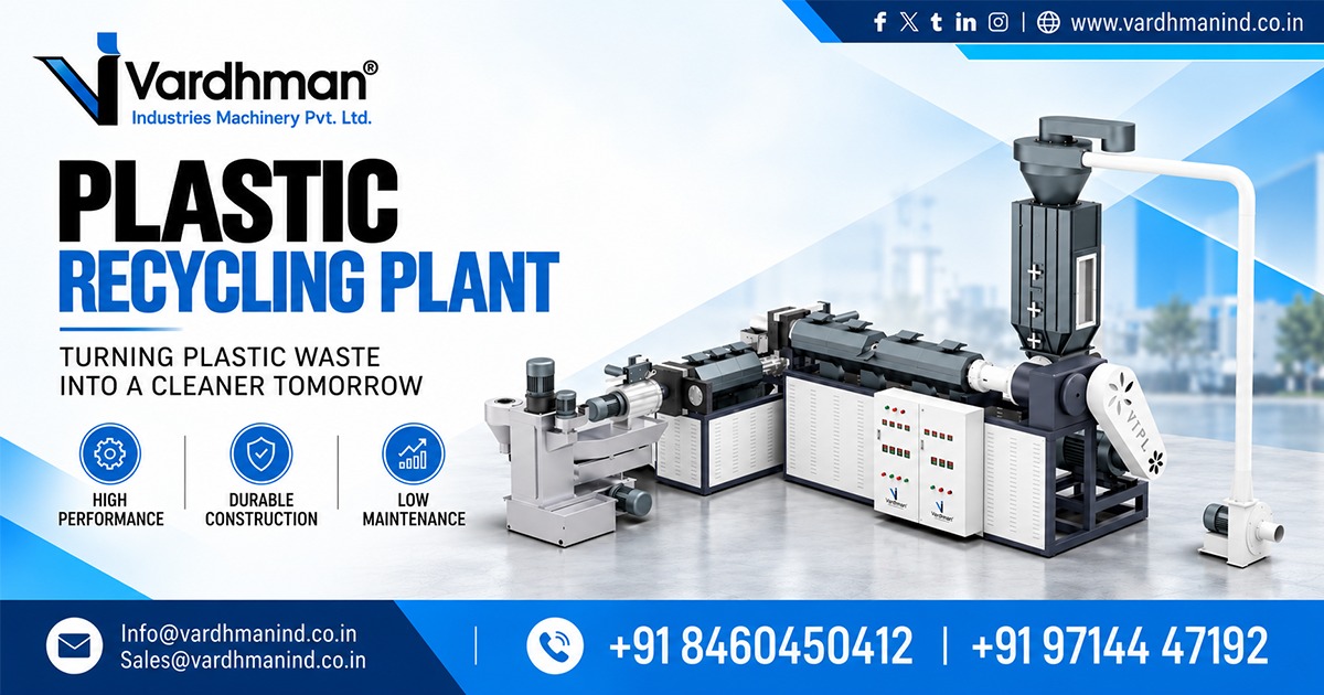 Plastic Recycling Plant in Coimbatore