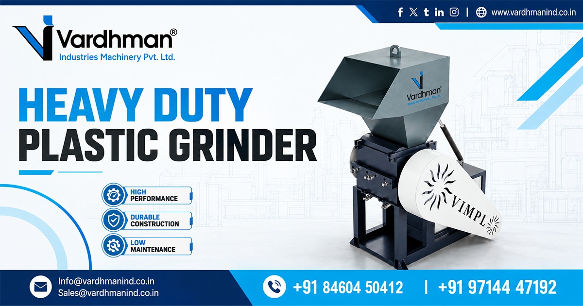 Heavy Duty Plastic Grinder in Faridabad