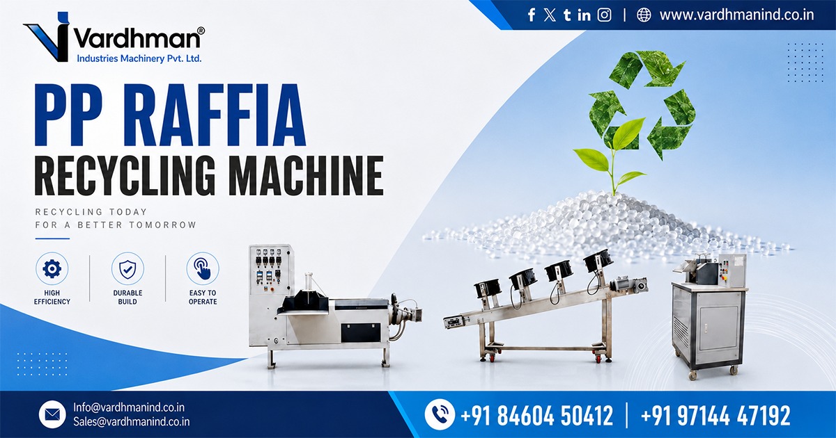 PP Raffia Recycling Machine in Erode