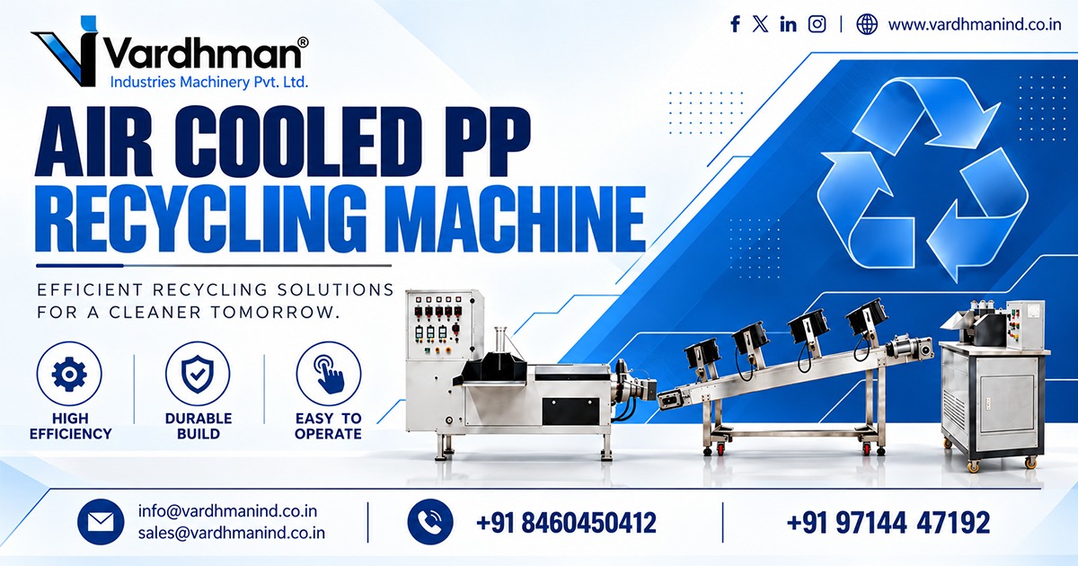 Air Cooled PP Recycling Machine in Salem