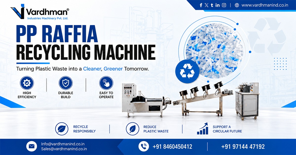 PP Raffia Recycling Machine in Guntur